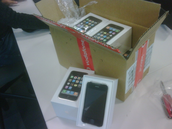 Lots of iPhone in a box