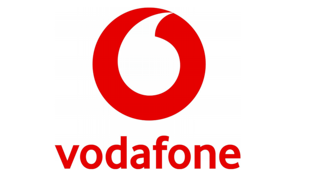 The Vodafone logo.