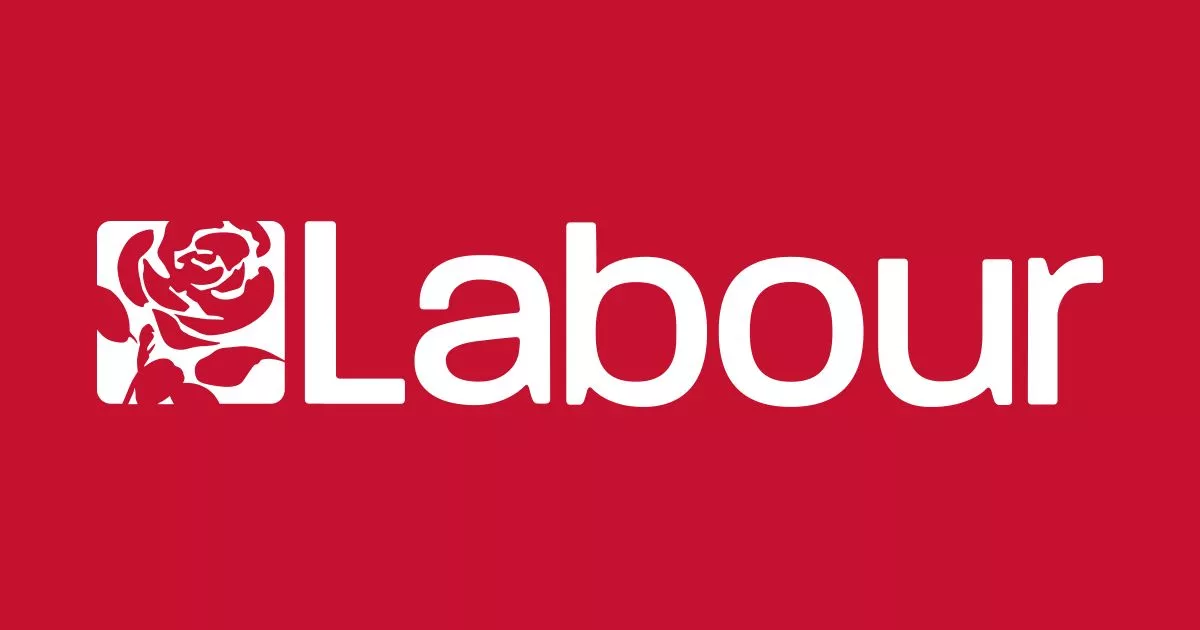 Logo of the Labour party.