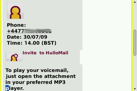 HullMail email - message details