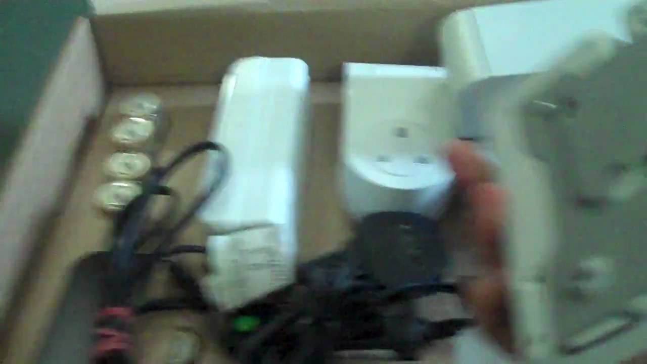 Screen capture from an unboxing video.