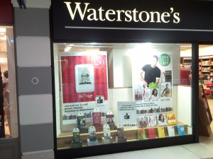 511EB in the window of Waterstone's