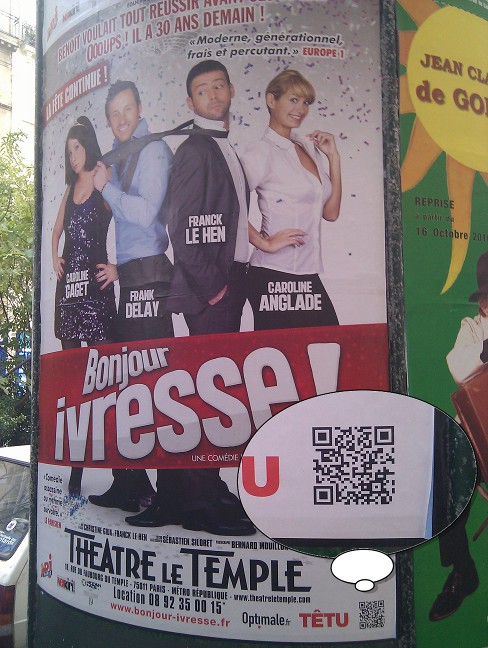 Parisian QR Code - Movie Poster