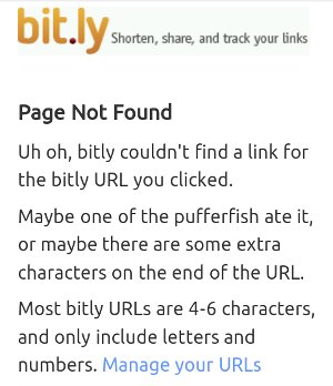 bit.ly 404 page
