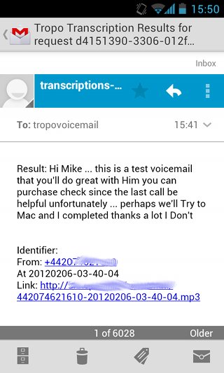 tropo transcription screenshot