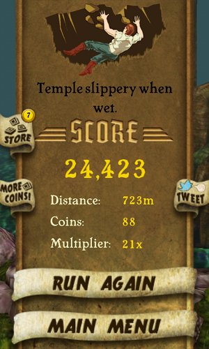 Temple Run Twitter