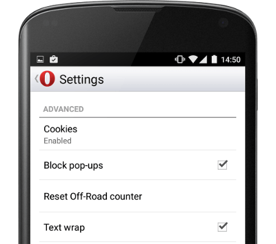 Opera text wrap settings-fs8