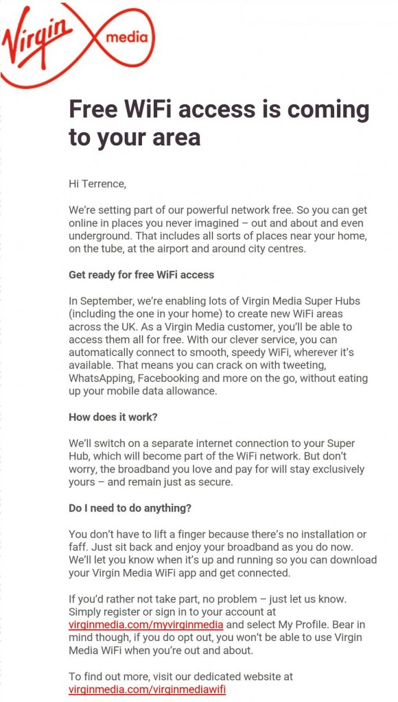 Virgin Media S Free Wifi Sharing Comes With A Cost Terence Eden S Blog