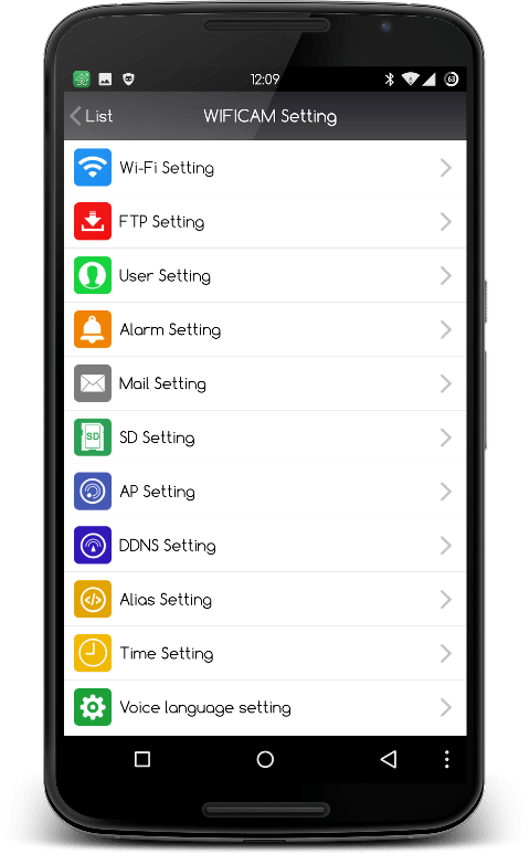 NetCam Android Settings-fs8