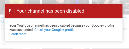 YouTube Disabled-fs8