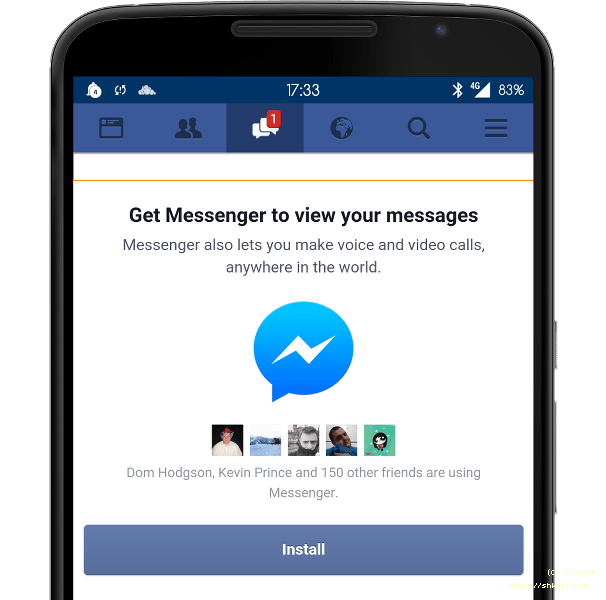 messenger for facebook blogs