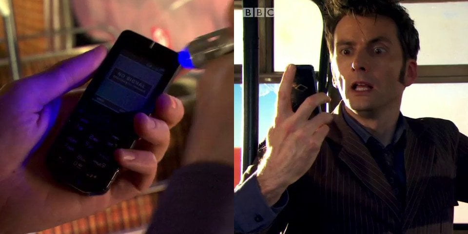 The Doctor with another Nokia phone.