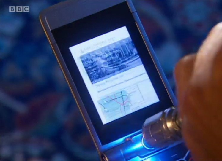 Doctor's phone in Runaway Bride.