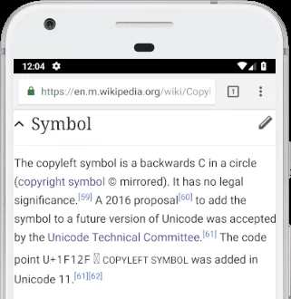 Why Android Pie Won't Be Getting the Copyleft Symbol – Terence