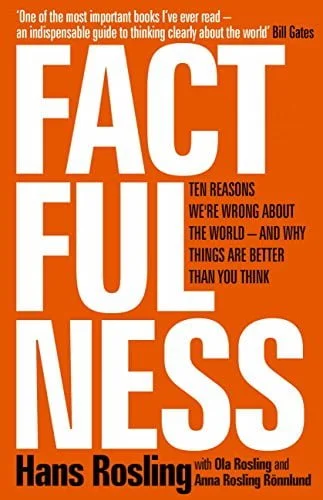 Book cover for Factfulness.