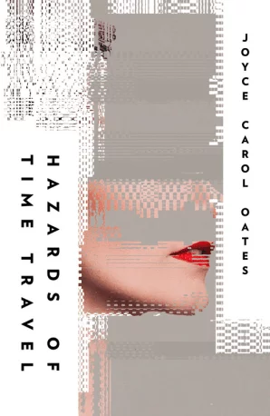 Book cover - a glitchy and distressed vision of a woman's face.