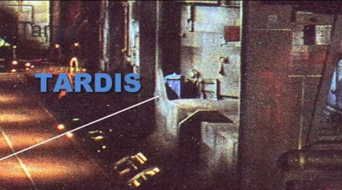 Close up of the Tardis on Red Dwarf