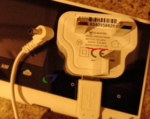 An energy monitor plug.