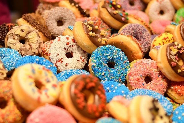 A big box of tasty doughnuts.