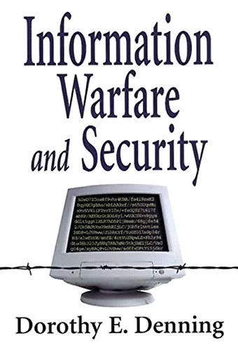 Book cover showing a CRT monitor behind barbed wire.