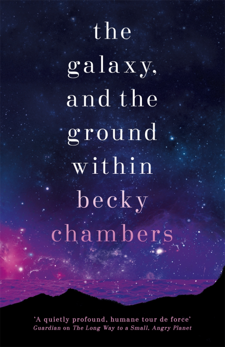 Book cover with a starscape.
