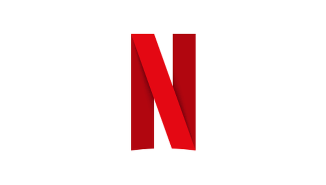 A giant red letter N. The Netflix logo.