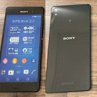 Xperia Front and Back.