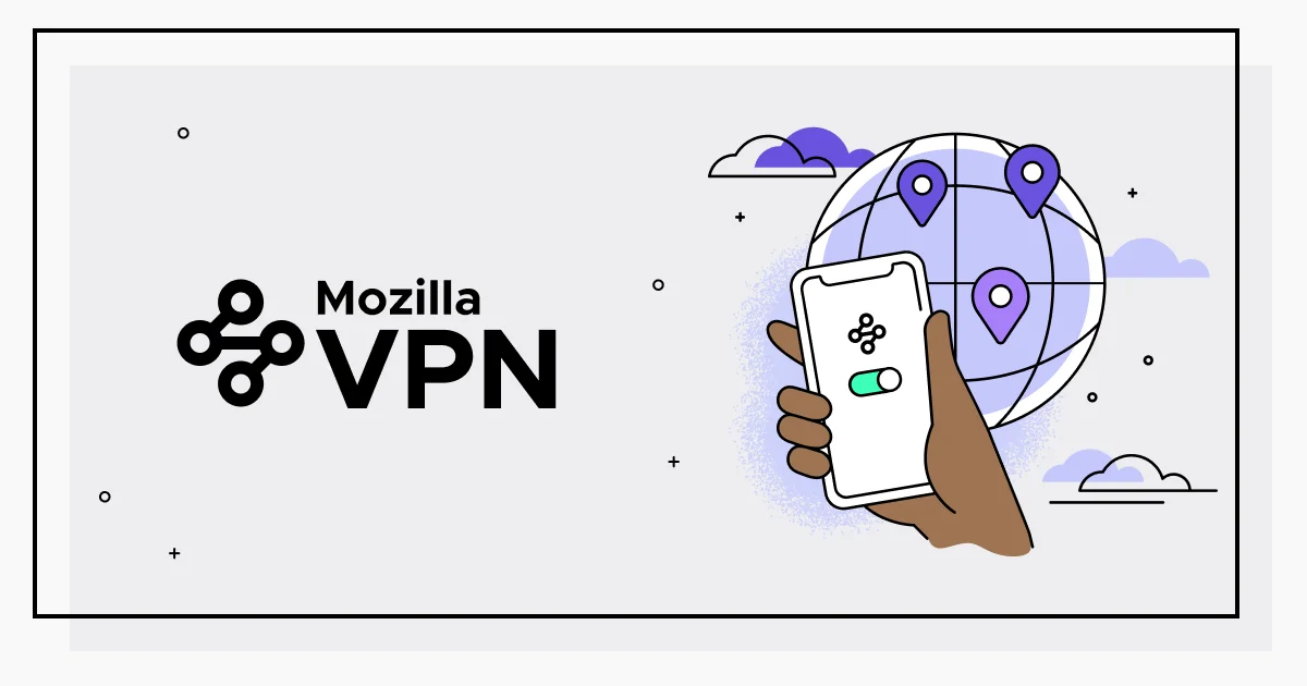 Mozilla VPN logo.