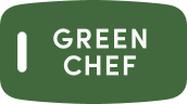 Green Chef logo which looks like a chopping board.