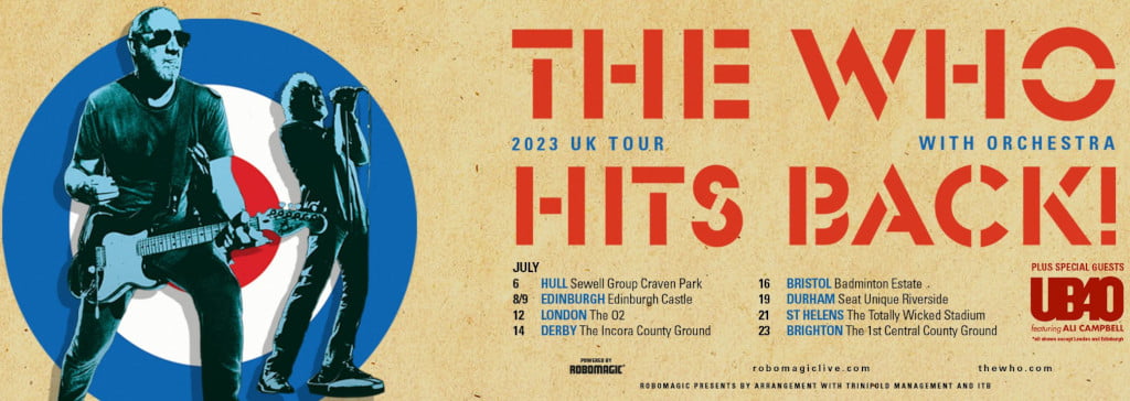 Poster for The Who's tour.