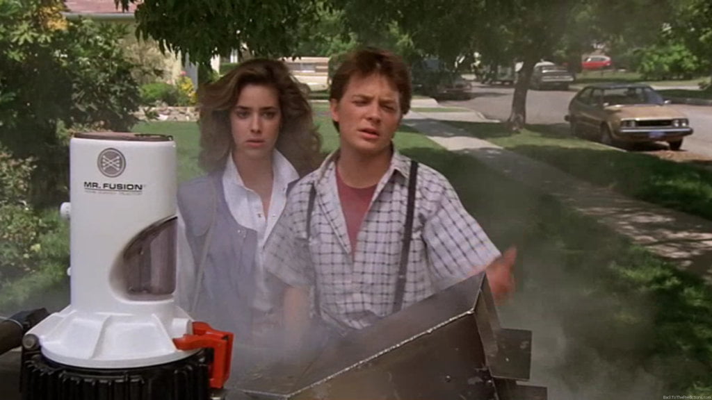 A "Mr Fusion" device from the movie Back To The Future.
