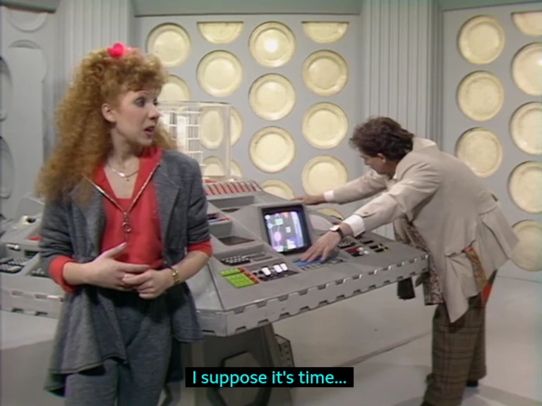 Mel leaving in Doctor Who.