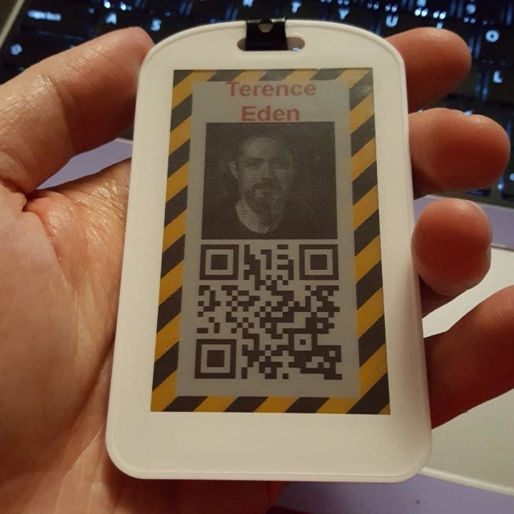 Pass with a QR code.