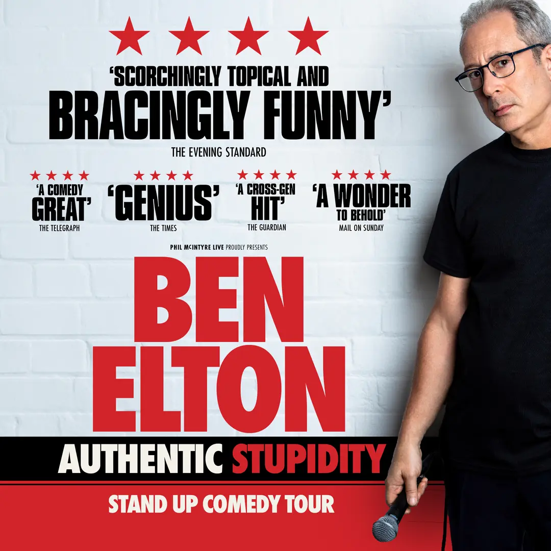 Poster for Ben Elton.