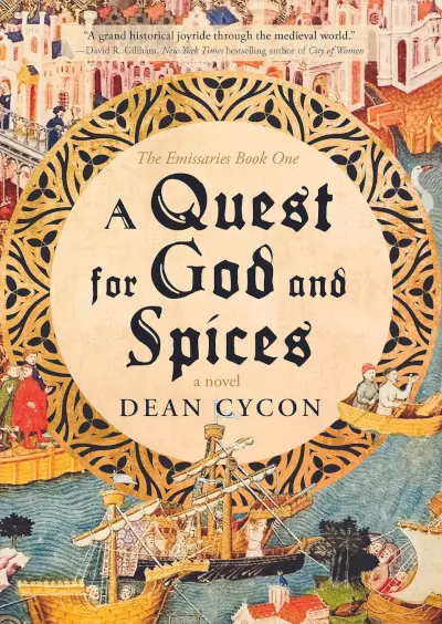 Book cover with an illustrated map.