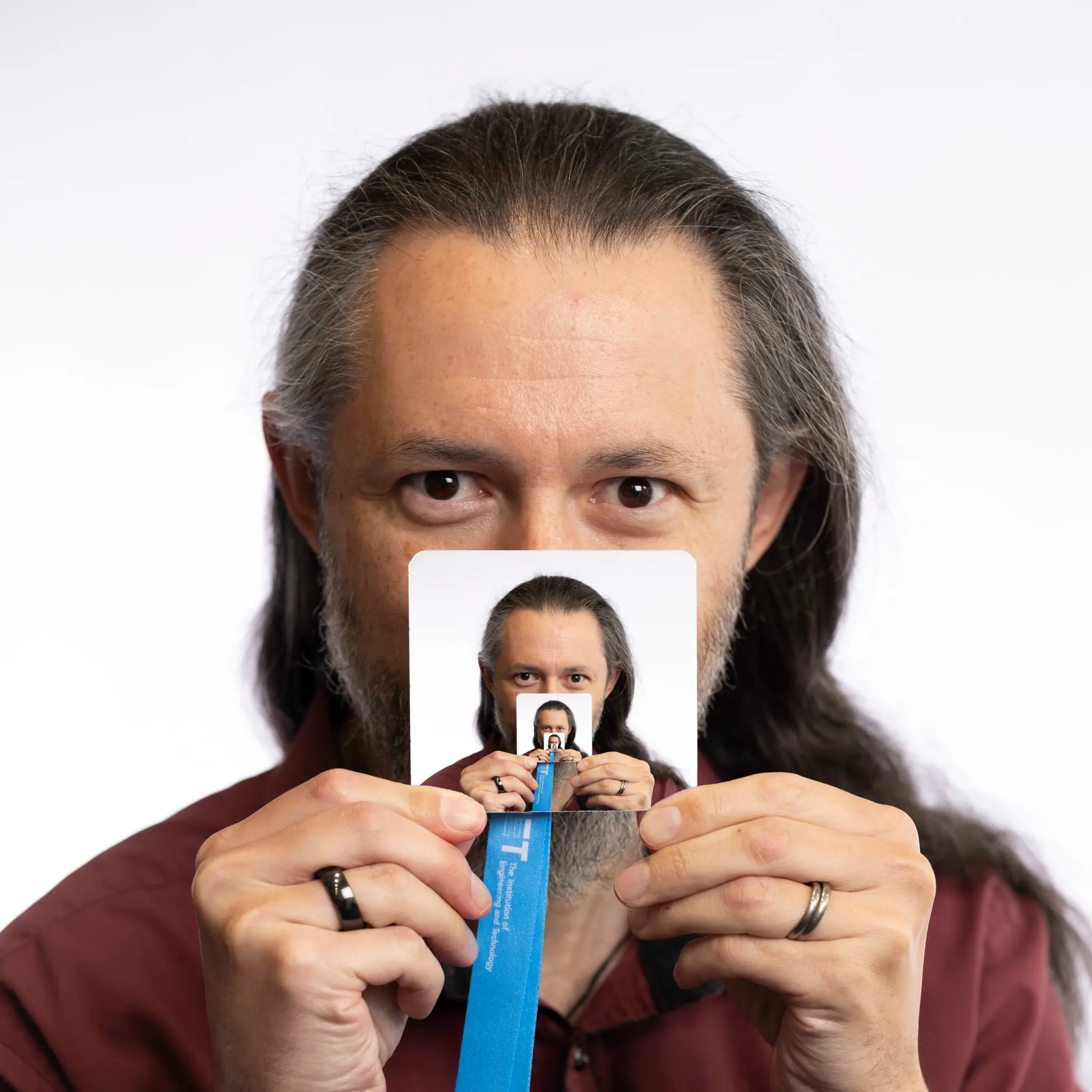 A recursive photo of me.