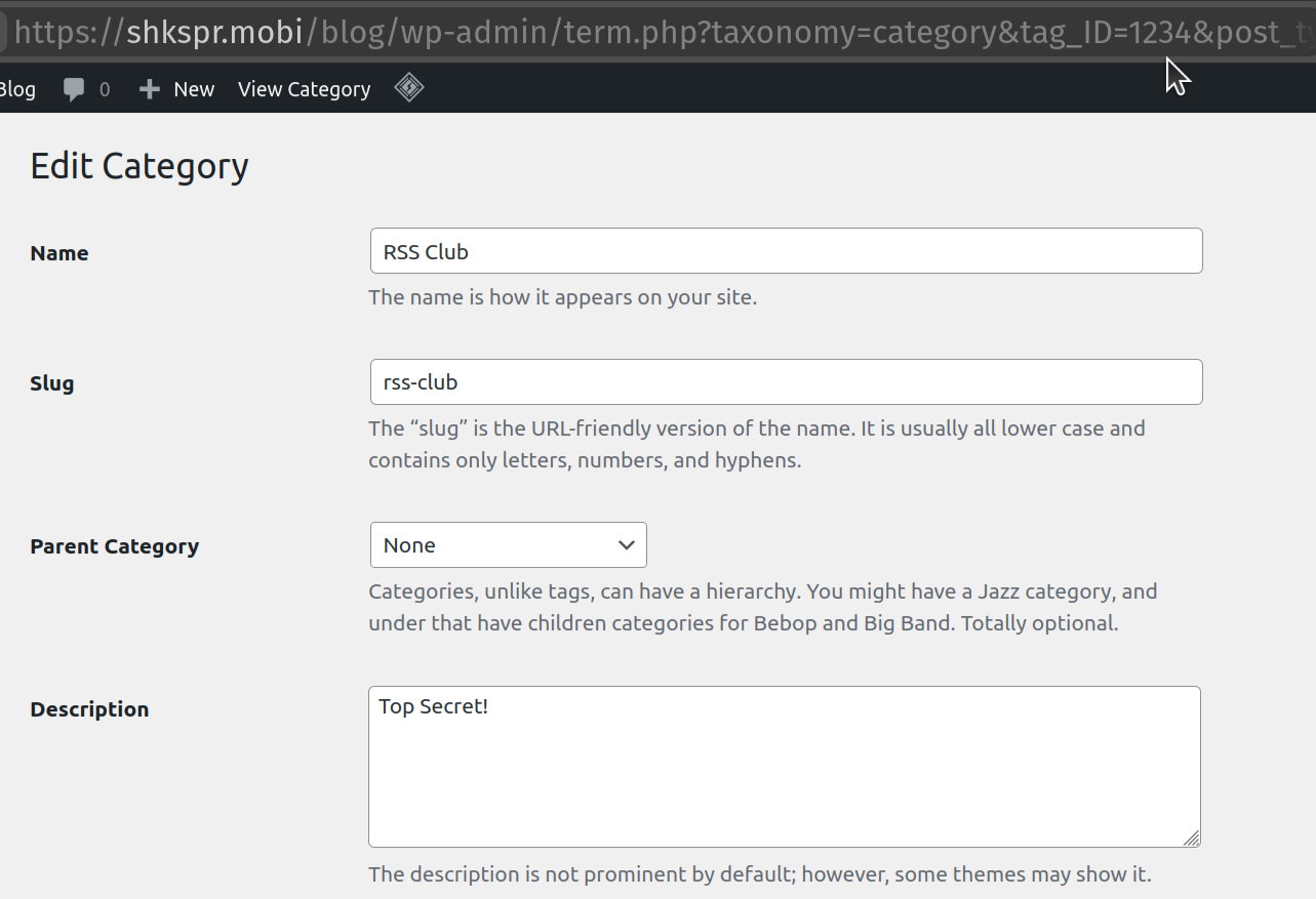 RSS Club for WordPress