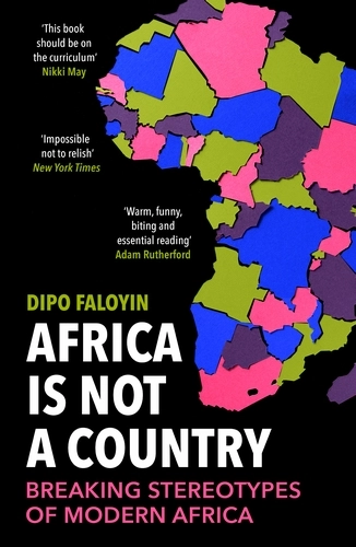 Book cover showing the various countries of Africa.