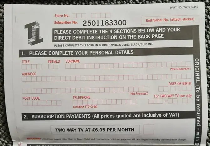 £6.95 per month.