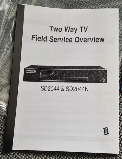Field Service SD2044 and SD2044N.