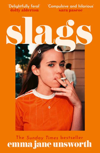 Book cover featuring a teenage girl smoking.
