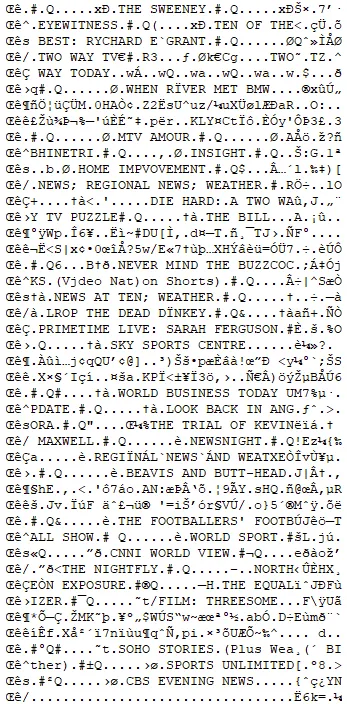 Corrupted text code.