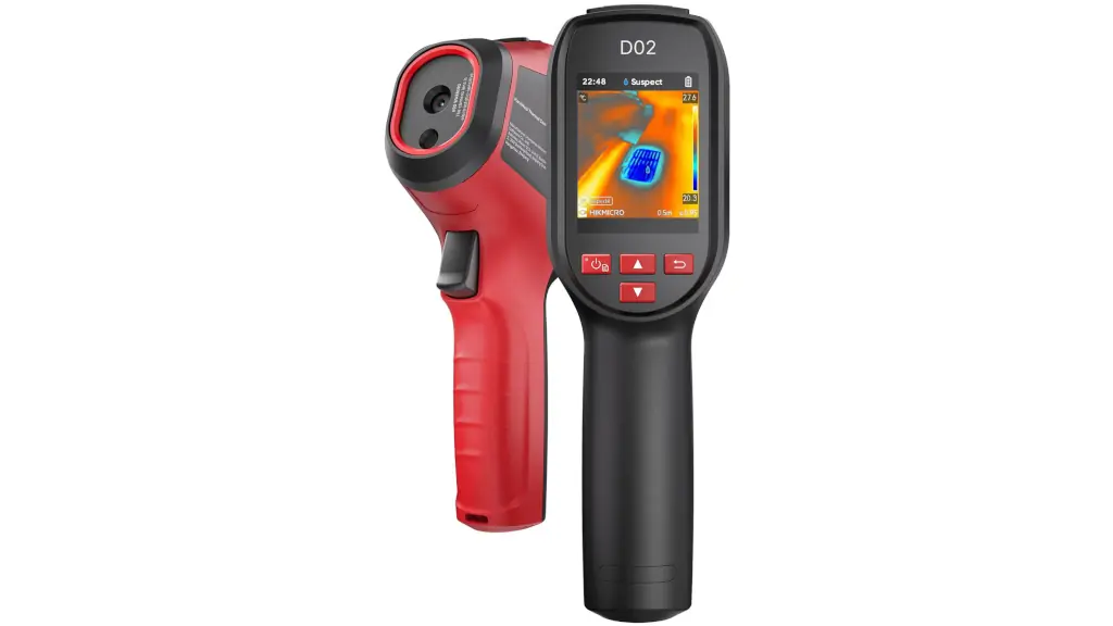 A thermal camera with a screen and a trigger.