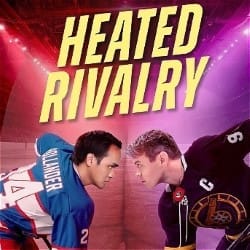 Heated Rivalry poster.