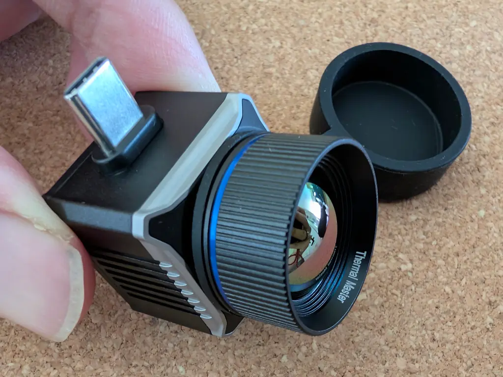 T2 Max a few cm cubed, but with a large lens.