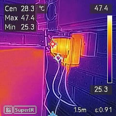 A thermal photo with lots more visual detail.