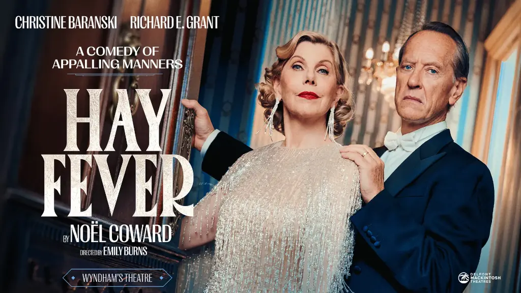 Richard E. Grant and Christine Baranski.