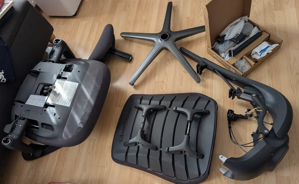 All the bits, ready for assembly.